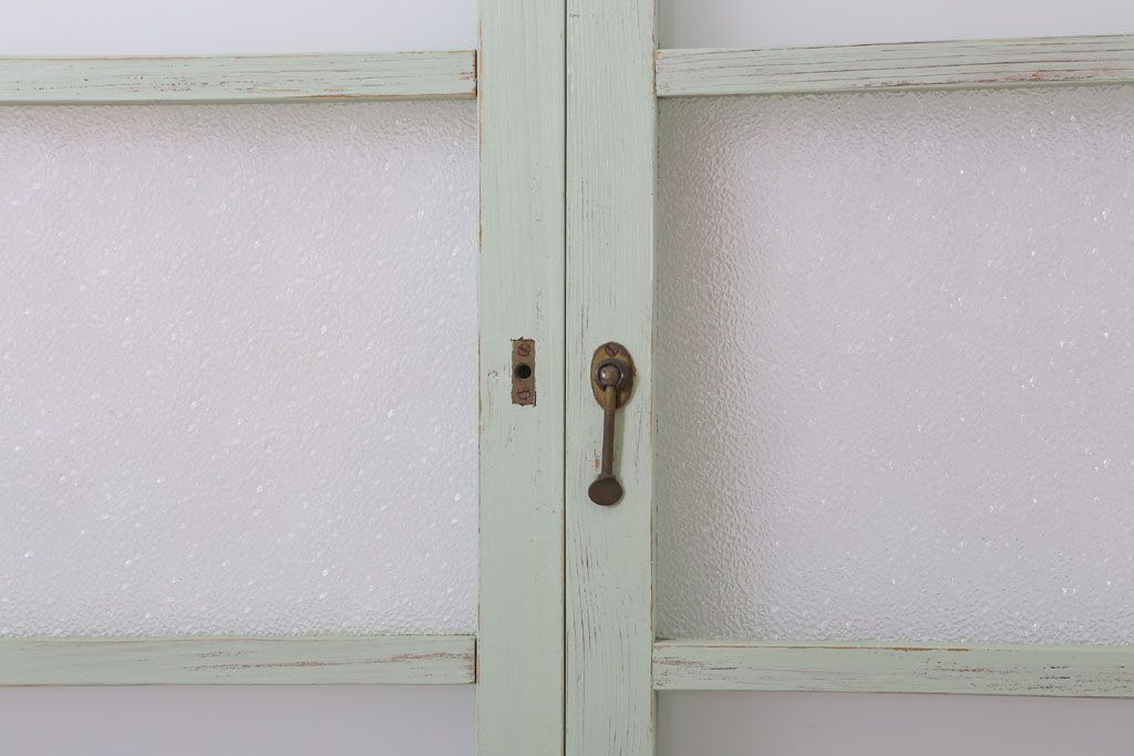 すりガラス・ダイヤガラス入りの引き戸2枚セット(窓)