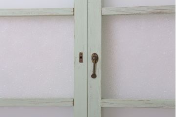 すりガラス・ダイヤガラス入りの引き戸2枚セット(窓)