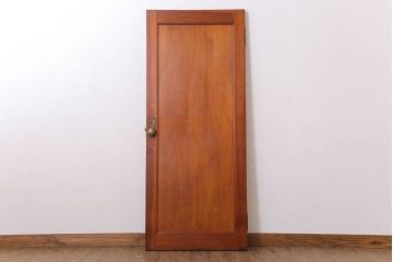 古い木製!シンプルで小ぶりな和製アンティークのドア(扉)