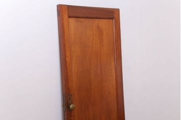 古い木製!シンプルで小ぶりな和製アンティークのドア(扉)