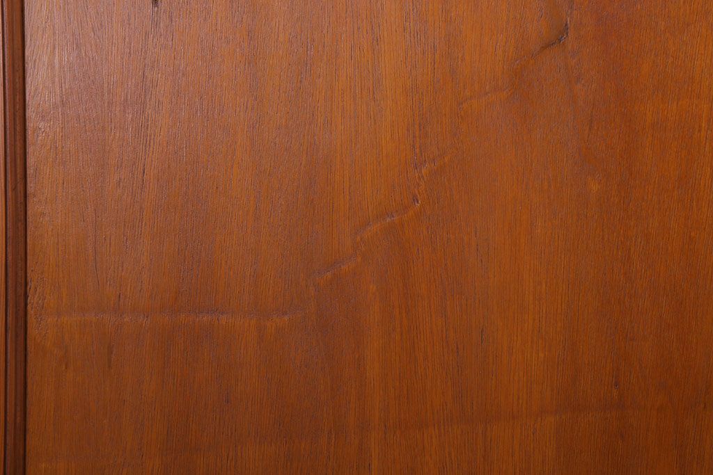 古い木製!シンプルで小ぶりな和製アンティークのドア(扉)