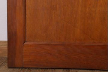 古い木製!シンプルで小ぶりな和製アンティークのドア(扉)