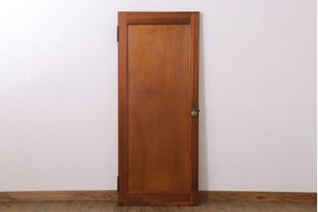 古い木製!シンプルで小ぶりな和製アンティークのドア(扉)