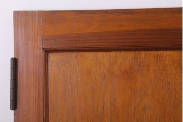 古い木製!シンプルで小ぶりな和製アンティークのドア(扉)