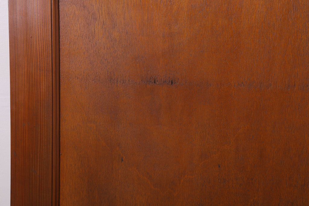 古い木製!シンプルで小ぶりな和製アンティークのドア(扉)