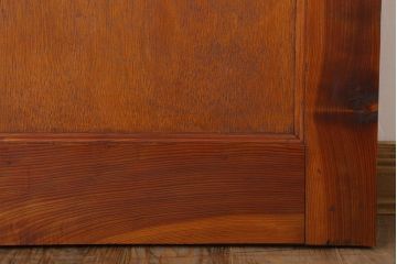 古い木製!シンプルで小ぶりな和製アンティークのドア(扉)