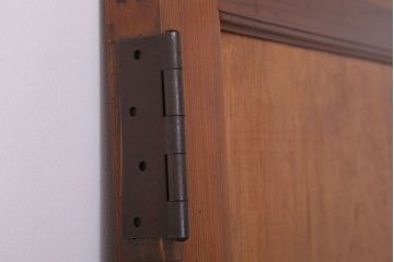 古い木製!シンプルで小ぶりな和製アンティークのドア(扉)