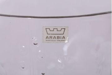 アンティーク雑貨　Arabia(アラビア)　Flora(フローラ)　ピッチャー(クリア)