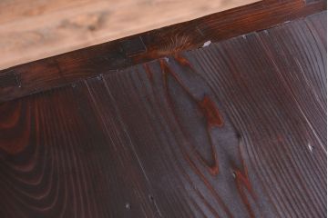 アンティーク家具　欅材と檜材!高級感あふれる和製アンティークの収納箪笥サイドボード(水屋箪笥)