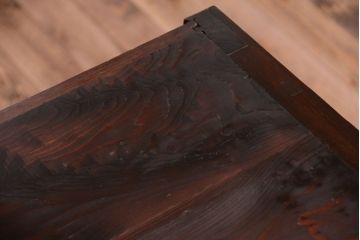 アンティーク家具　欅材と檜材!高級感あふれる和製アンティークの収納箪笥サイドボード(水屋箪笥)