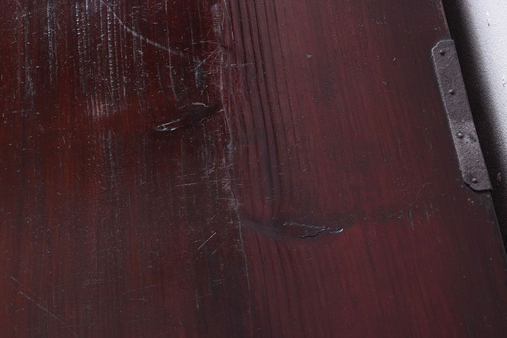 アンティーク家具　前面欅材　古民具・骨董　明治〜大正期のアンティーク最上箪笥