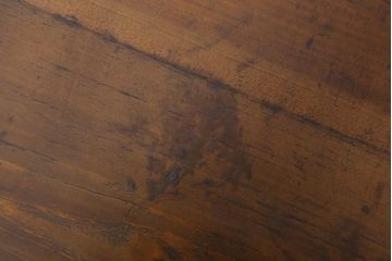 アンティーク家具　ダイヤガラス!シンプルで小振りな和製アンティーク収納棚(戸棚)