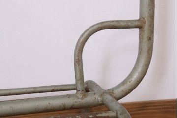  栗材天板リメイク品　人気のキャスター付きサイドテーブル(作業台)(2)