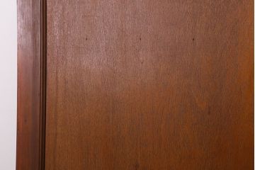 ダイヤガラス入り!シンプルな木製アンティークドア