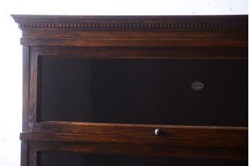ヴィンテージ家具　イギリスビンテージ　脚付き!オーク材製スタッキングブックケース