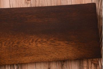 ヴィンテージ家具　イギリスビンテージ　脚付き!オーク材製スタッキングブックケース