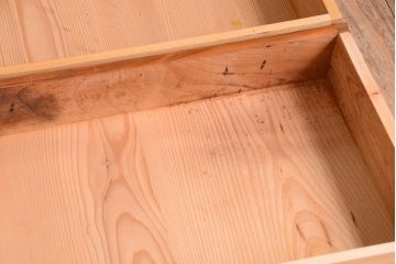 アンティーク家具　大正〜昭和　前面欅材　脚付き!和箪笥ローボード(1)