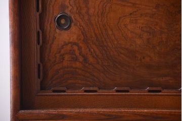 アンティーク家具　大正〜昭和　前面欅材　脚付き!和箪笥ローボード(1)