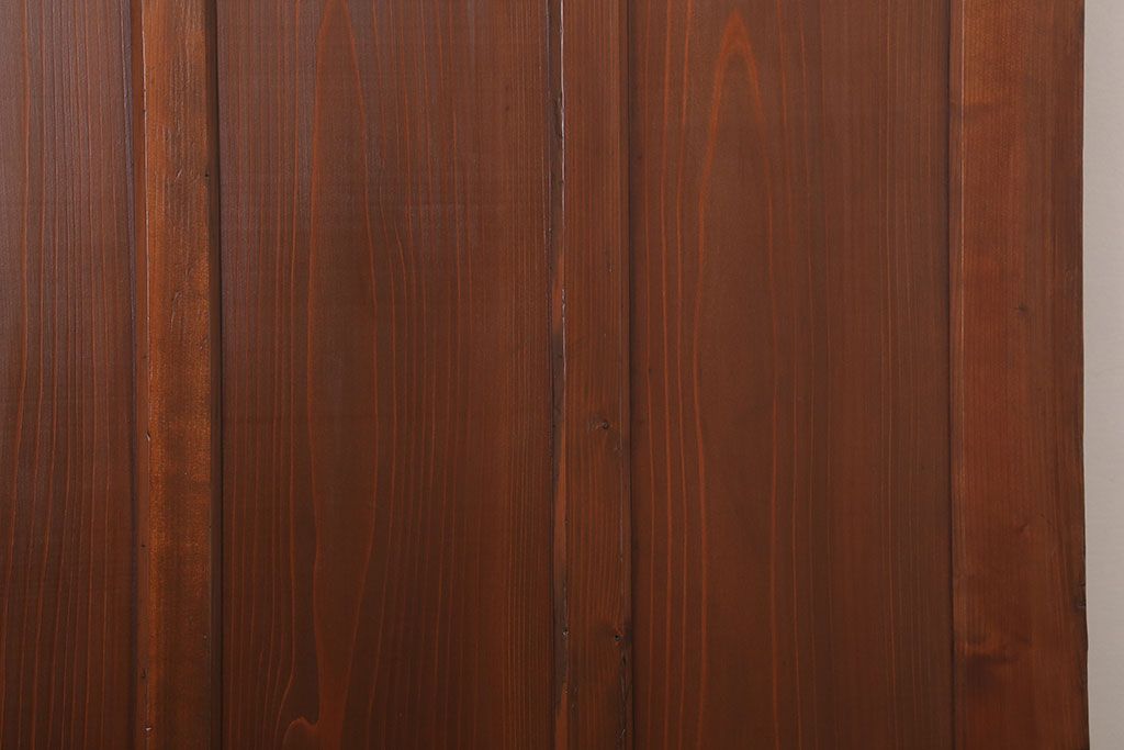 大正ロマン　色ガラス・ダイヤガラス入り!古い木製のドア