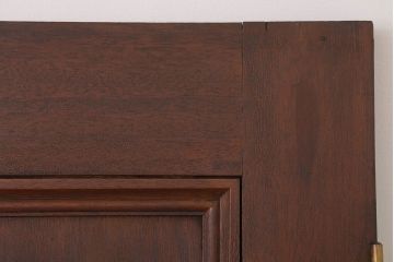 大正〜昭和　ガラス取っ手のアンティークドア