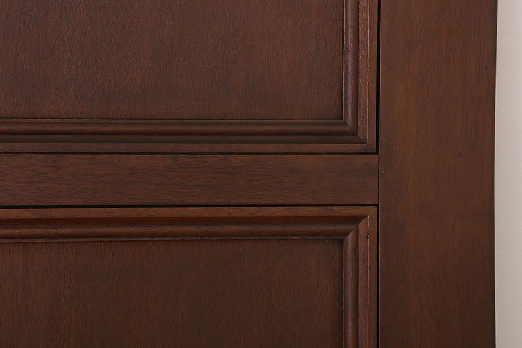 大正〜昭和　ガラス取っ手のアンティークドア