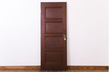 大正〜昭和　ガラス取っ手のアンティークドア