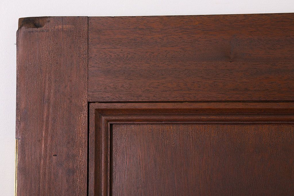 大正〜昭和　ガラス取っ手のアンティークドア