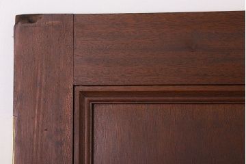 大正〜昭和　ガラス取っ手のアンティークドア