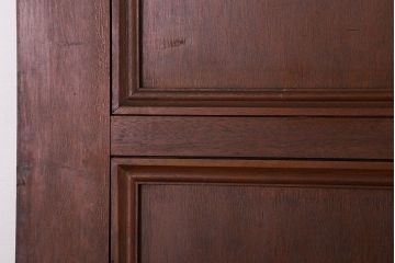 大正〜昭和　ガラス取っ手のアンティークドア