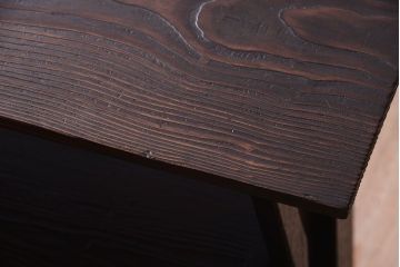 アンティーク家具　和モダンスタイル　杉材浮造り仕上げのアンティークサイドボード