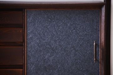 アンティーク家具　和モダンスタイル　杉材浮造り仕上げのアンティークサイドボード
