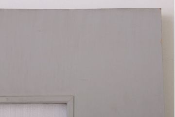 ガラスのドアノブ!銀モールガラス入りのレトロなアンティークドア