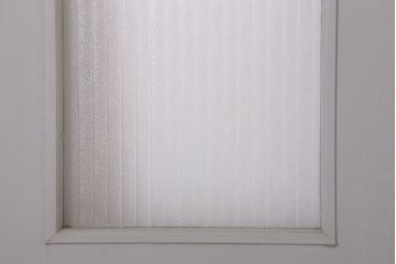 ガラスのドアノブ!銀モールガラス入りのレトロなアンティークドア