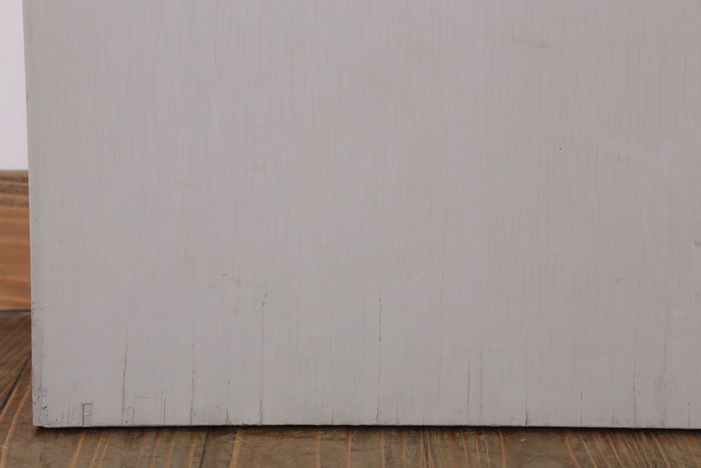 ガラスのドアノブ!銀モールガラス入りのレトロなアンティークドア