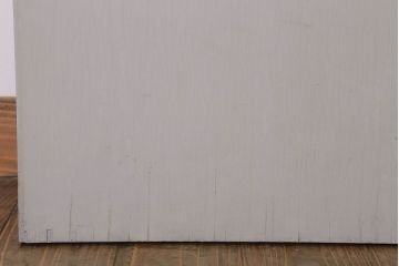 ガラスのドアノブ!銀モールガラス入りのレトロなアンティークドア