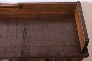 レトロ家具　アンティーク　ガラス戸付き!レトロな本棚(収納棚)
