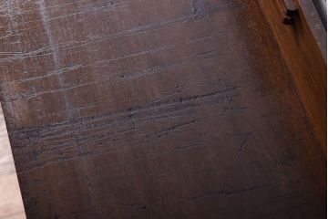 レトロ家具　アンティーク　ガラス戸付き!レトロな本棚(収納棚)