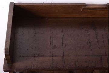 レトロ家具　アンティーク　ガラス戸付き!レトロな本棚(収納棚)