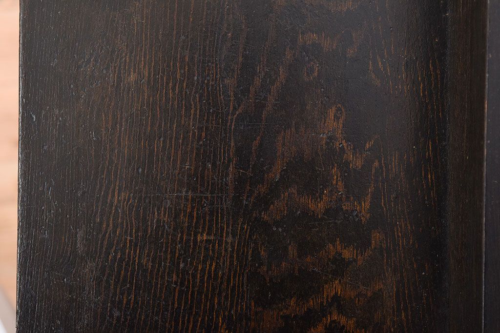 レトロ家具　和製アンティーク　古い木のレトロな楔(くさび)式本棚(飾り棚・ディスプレイラック)