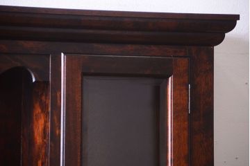 中古　美品　松本民芸家具　F型食器棚(カップボード)(定価73万6千円)