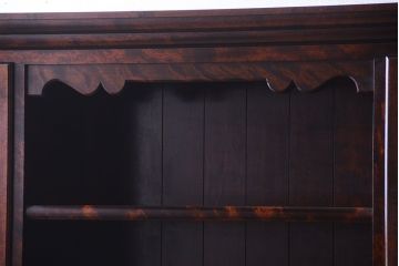 中古　美品　松本民芸家具　F型食器棚(カップボード)(定価73万6千円)