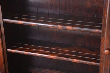 中古　美品　松本民芸家具　F型食器棚(カップボード)(定価73万6千円)