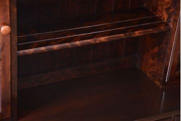 中古　美品　松本民芸家具　F型食器棚(カップボード)(定価73万6千円)