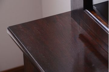 中古　美品　松本民芸家具　F型食器棚(カップボード)(定価73万6千円)