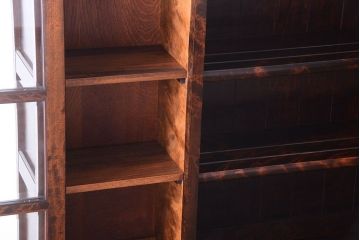 中古　美品　松本民芸家具　F型食器棚(カップボード)(定価73万6千円)