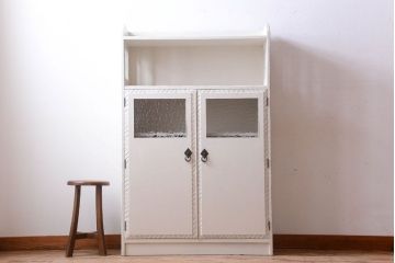 アンティーク家具　アンティークペイント　おしゃれな本箱(ブックケース)