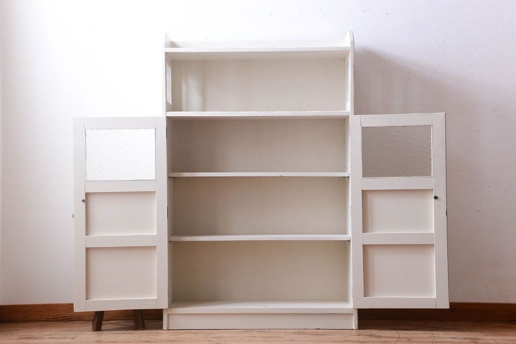 アンティーク家具　アンティークペイント　おしゃれな本箱(ブックケース)