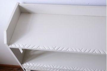 アンティーク家具　アンティークペイント　おしゃれな本箱(ブックケース)