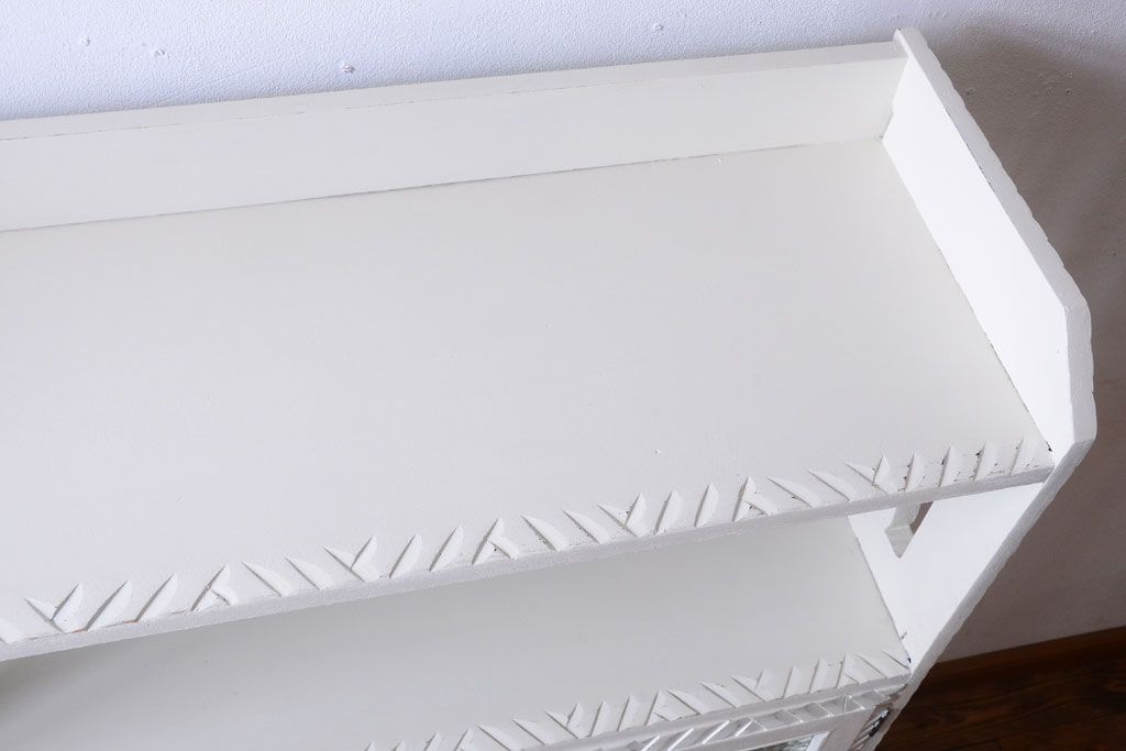 アンティーク家具　アンティークペイント　おしゃれな本箱(ブックケース)