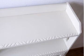 アンティーク家具　アンティークペイント　おしゃれな本箱(ブックケース)